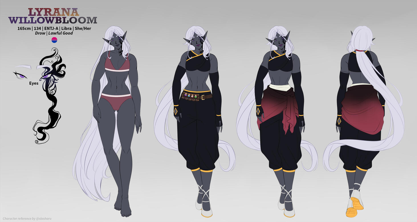 Lyrana Willowbloom character sheet
